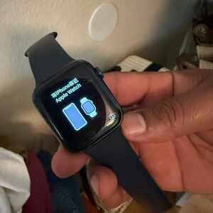 Apple Smartwatch with Navy Sport Band